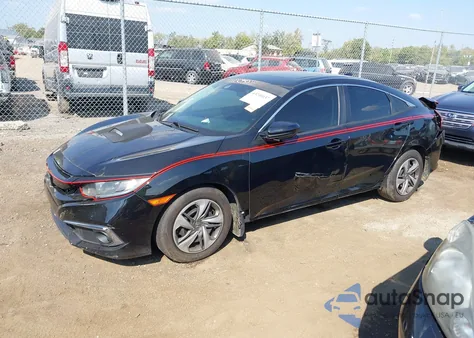 2020 Honda Civic Ex from USA, damaged, VIN 19XFC1F32LE013594